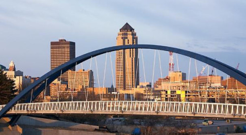 Downtown Des Moines Bridge Designed by Wartburg Alum, '88