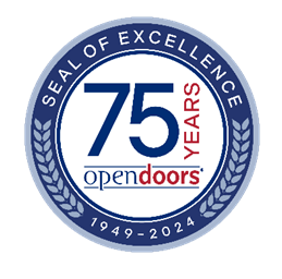 Open Doors Seal of Excellence - 75 years