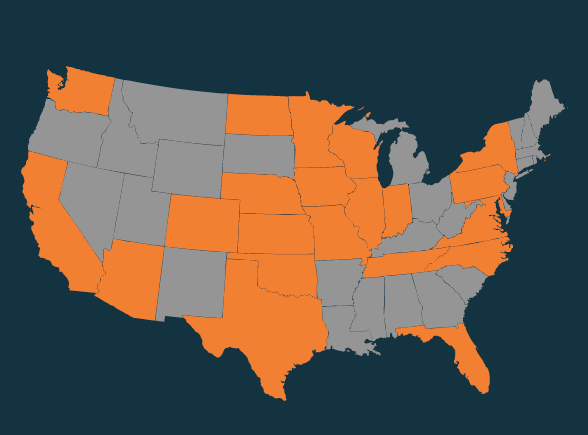 2021 Class Status Report - US Map