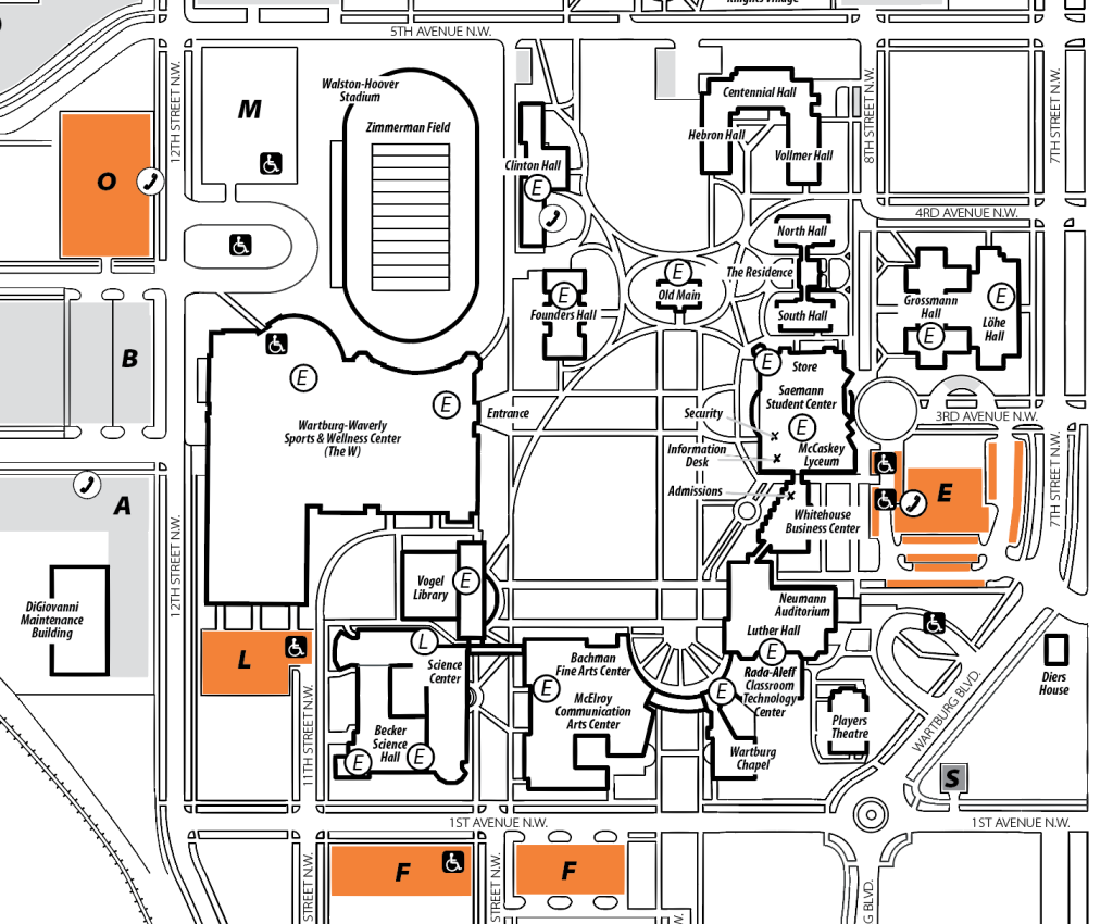 University Of Iowa Parking Lots Map