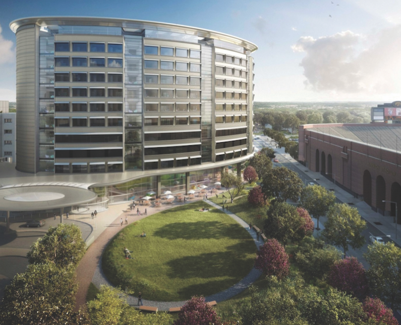 Stead Family University of Iowa Children's Hospital rendering, courtesy Foster + Partners