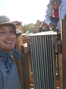 Tyler Vogel ’17 worked with members of the Maijuna community in Peru to construct bat houses that would attract insect-eating bats to the area.