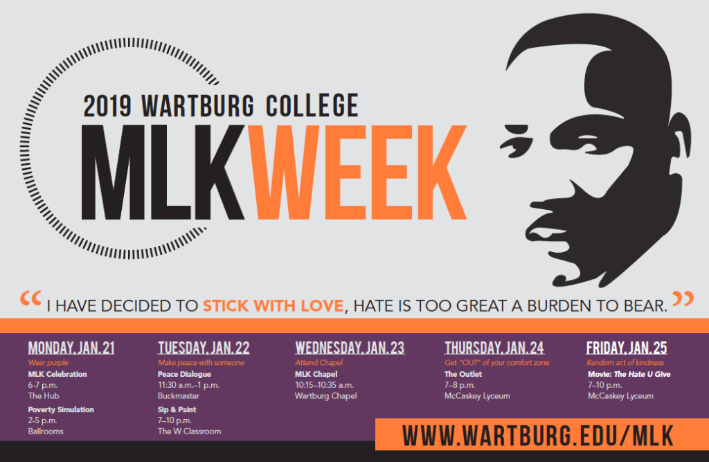 MLK Week poster graphic