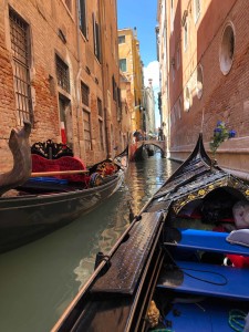 Gondola in Venice by Anna Mugan