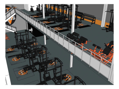 Weight Room rendering