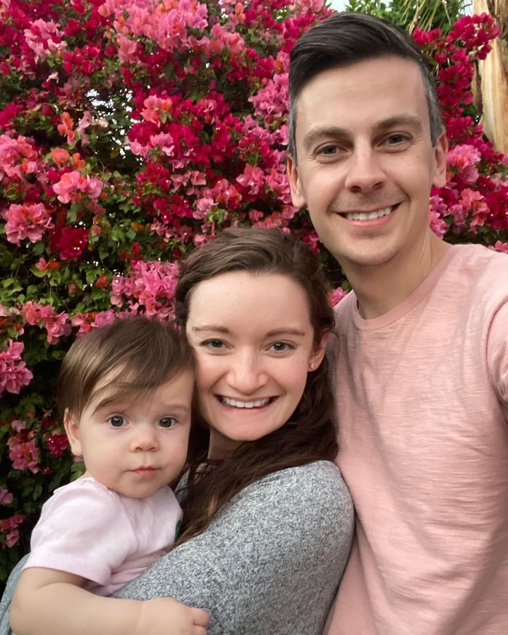 Trevor and Alexandra Carolan with baby Juliana