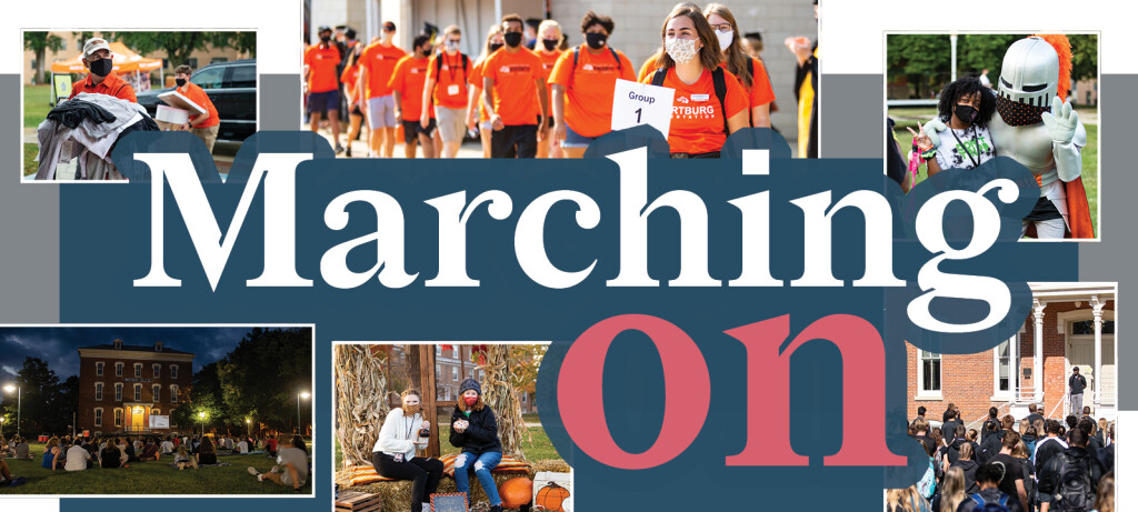 marching on magazine graphic