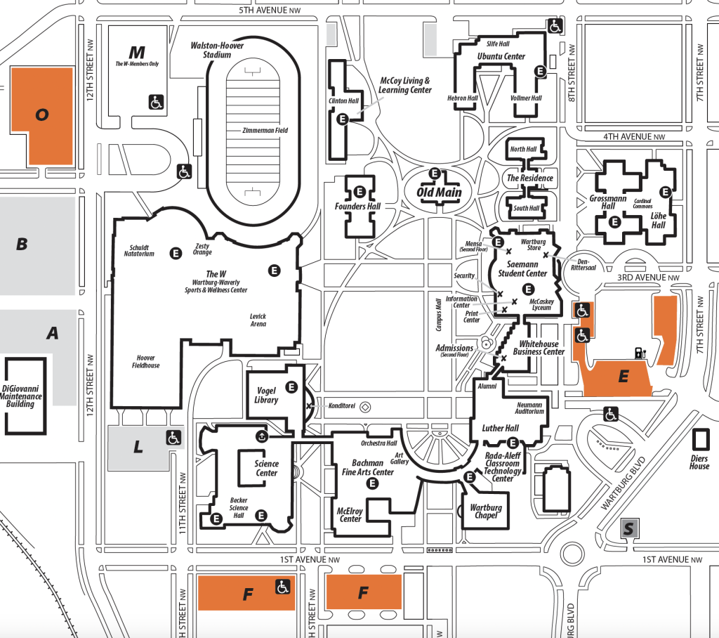 Campus Parking Graphic