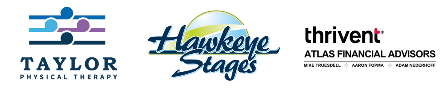 Taylor Physical Therapy, Hawkeye Stages, Thrivent Atlas Financial Advisors.