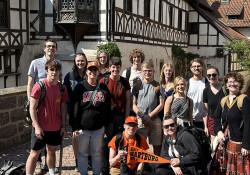 May Term students in Germany at the Wartburg Castle