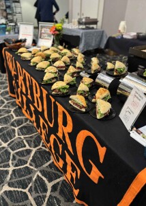 Executive Chef Jami Dare's table at the Chefs Take a Stand competition.