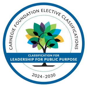 Seal Carnegie Elective Classification for Leadership for Public Purpose 2024-30
