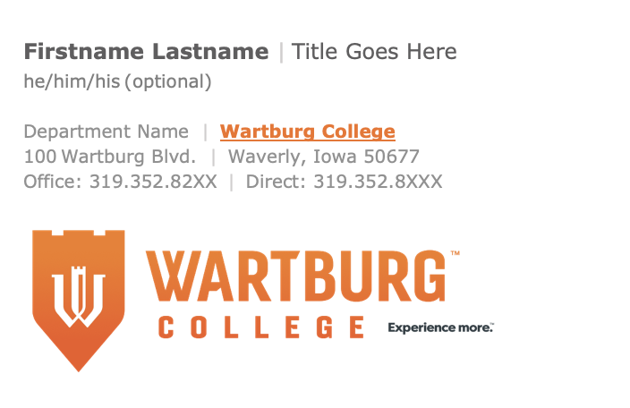 Email Signature Example