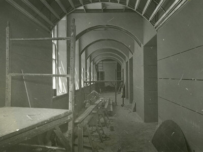 Luther Hall renovations on the central corridor